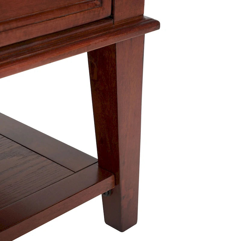 Table basse rectangulaire traditionnelle Sepia - 54 x 23,6 x 19,3 - 54Lx24Px19H
