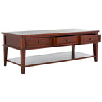Table basse rectangulaire traditionnelle Sepia - 54 x 23,6 x 19,3 - 54Lx24Px19H