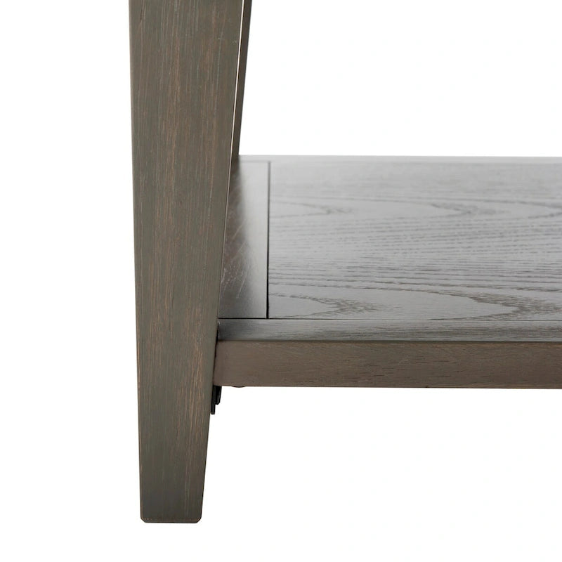 Table basse rectangulaire traditionnelle Sepia - 54 x 23,6 x 19,3 - 54Lx24Px19H