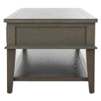 Table basse rectangulaire traditionnelle Sepia - 54 x 23,6 x 19,3 - 54Lx24Px19H