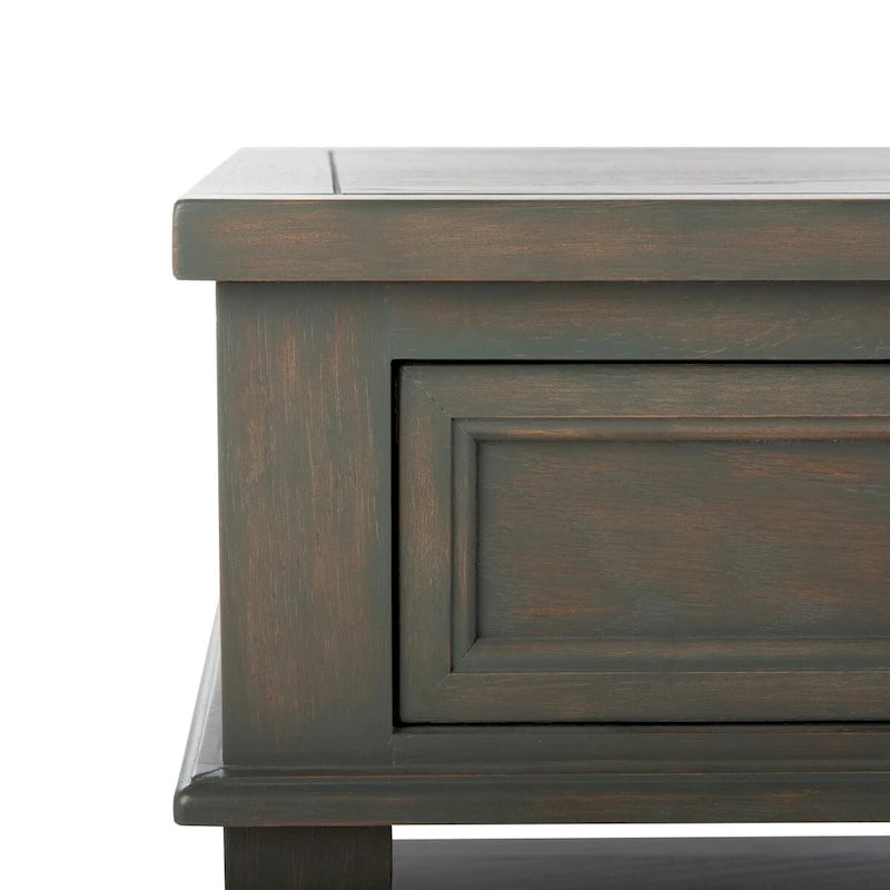 Table basse rectangulaire traditionnelle Sepia - 54 x 23,6 x 19,3 - 54Lx24Px19H