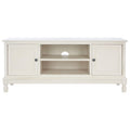 Meuble TV 2 portes 1 étagère - 47 L x 16 P x 20 H - 47Lx16Px20H