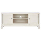Meuble TV 2 portes 1 étagère - 47 L x 16 P x 20 H - 47Lx16Px20H
