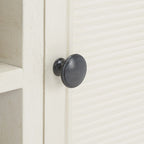 Meuble TV 2 portes 1 étagère - 47 L x 16 P x 20 H - 47Lx16Px20H