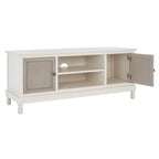 Meuble TV 2 portes 1 étagère - 47 L x 16 P x 20 H - 47Lx16Px20H