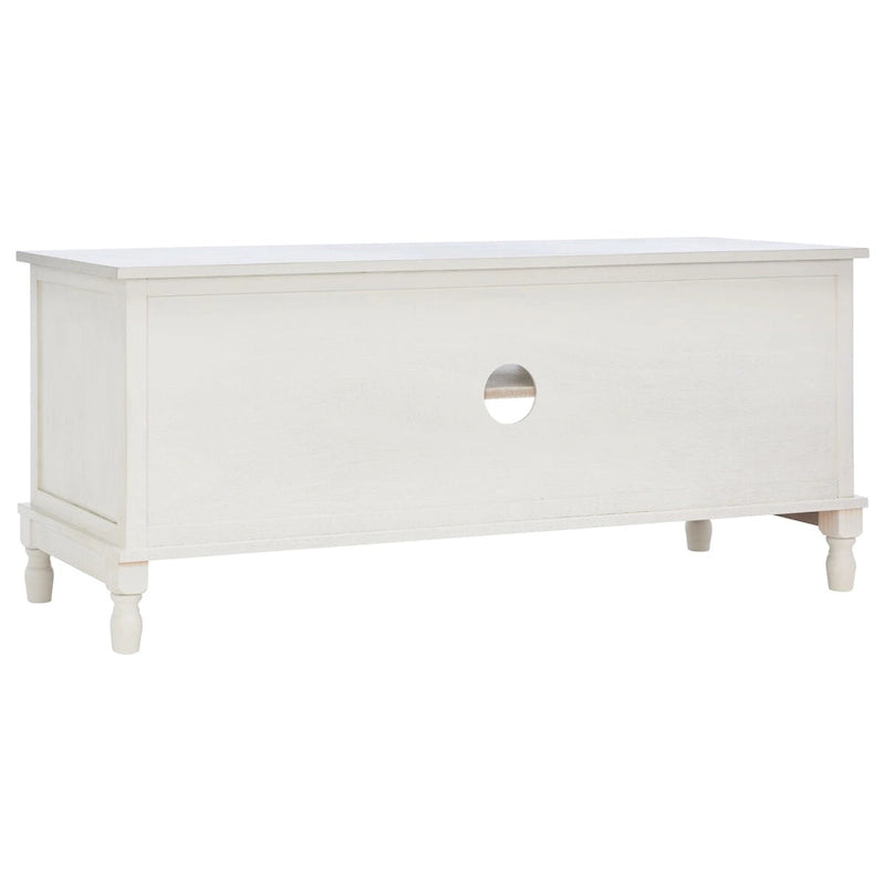 Meuble TV 2 portes 1 étagère - 47 L x 16 P x 20 H - 47Lx16Px20H