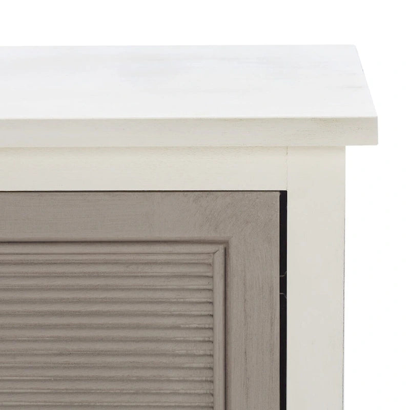 Meuble TV 2 portes 1 étagère - 47 L x 16 P x 20 H - 47Lx16Px20H