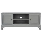 Meuble TV 2 portes 1 étagère - 47 L x 16 P x 20 H - 47Lx16Px20H
