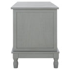 Meuble TV 2 portes 1 étagère - 47 L x 16 P x 20 H - 47Lx16Px20H