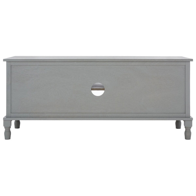Meuble TV 2 portes 1 étagère - 47 L x 16 P x 20 H - 47Lx16Px20H
