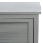 Meuble TV 2 portes 1 étagère - 47 L x 16 P x 20 H - 47Lx16Px20H