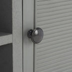 Meuble TV 2 portes 1 étagère - 47 L x 16 P x 20 H - 47Lx16Px20H