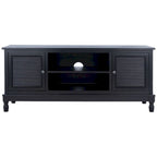 Meuble TV 2 portes 1 étagère - 47 L x 16 P x 20 H - 47Lx16Px20H
