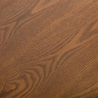 Commode et miroir 2 pièces en noyer du milieu du siècle