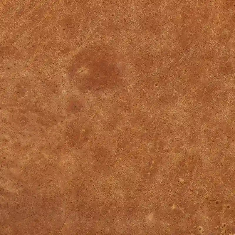 Canapé 93 en cuir véritable pleine fleur italien, couleur Cognac Tan