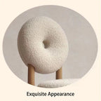 Chaise de coiffeuse à dossier rond